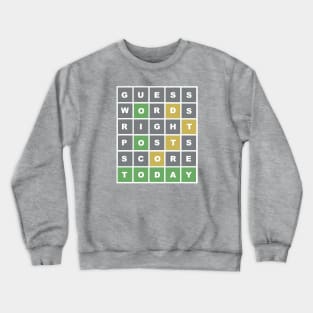 WORDLE FAN Crewneck Sweatshirt